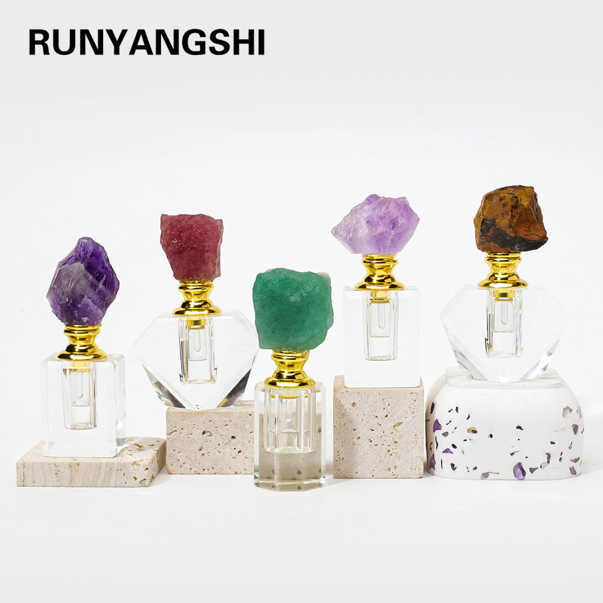 Perfume Fragrance House - 1 قطعة الجمشت الطبيعي عناقيد كريستالية