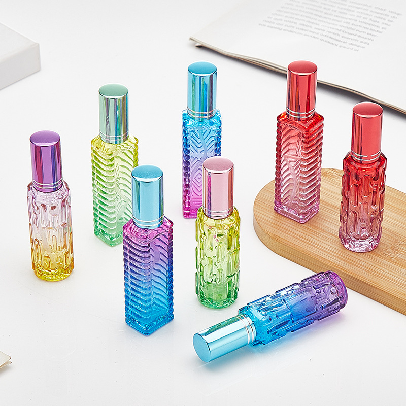 Perfume Fragrance One - زجاجة عطر زجاجية مربعة ملونة سعة