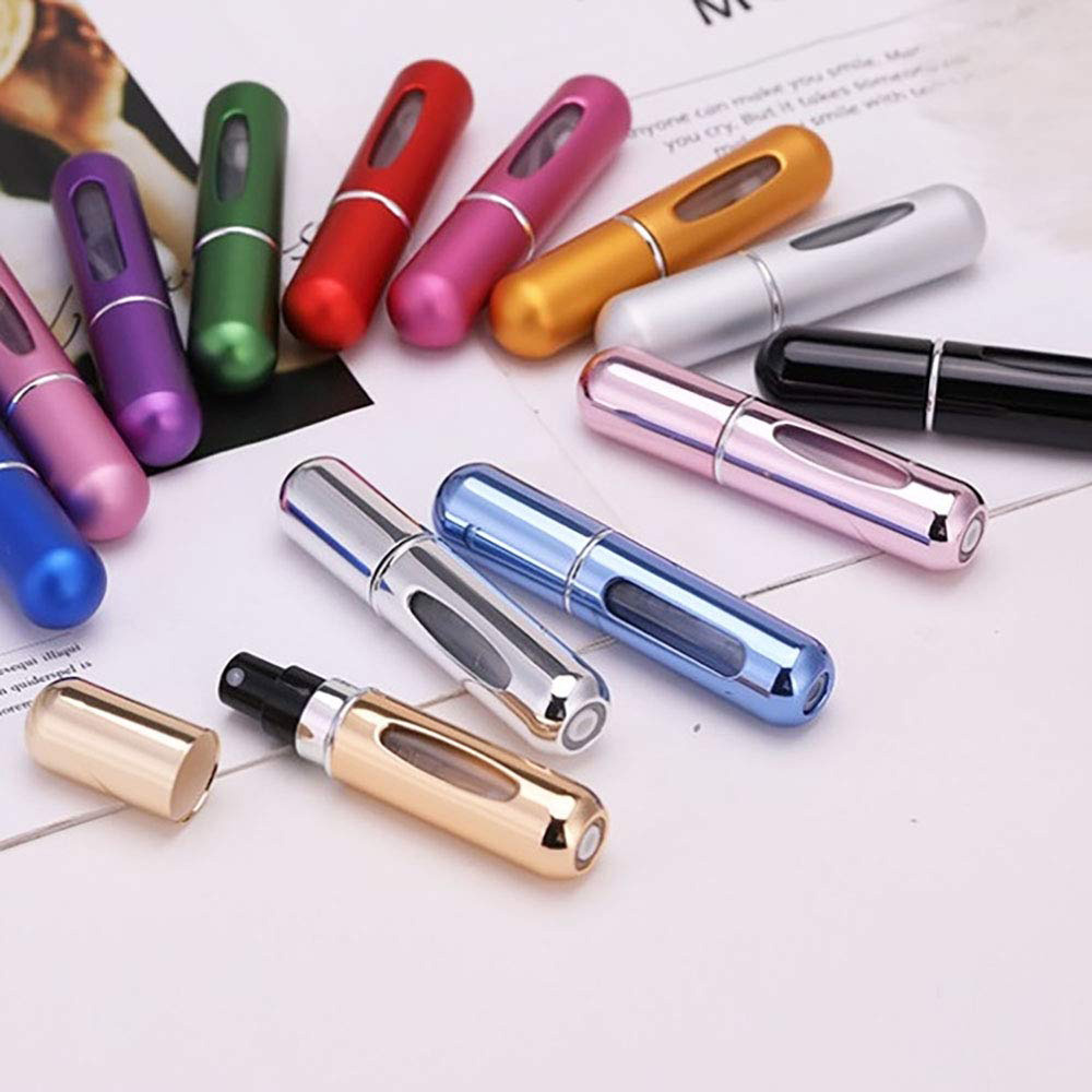 Perfume Quotes - زجاجة عطر صغيرة قابلة لإعادة الملء،