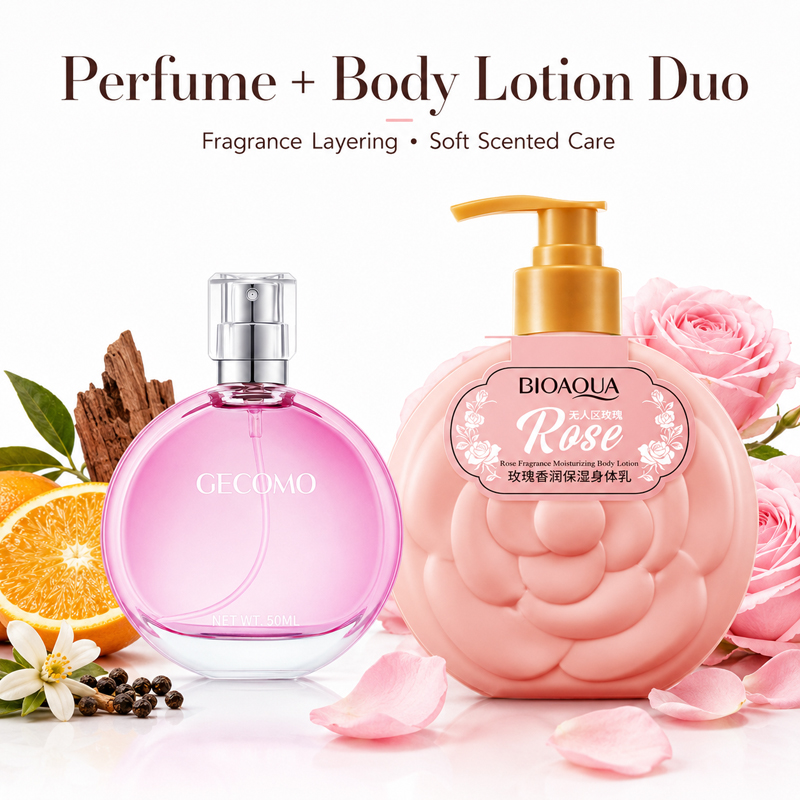 Women'S Perfume Rose Fragrance - مجموعة عطور نسائية من جيكومو 50
