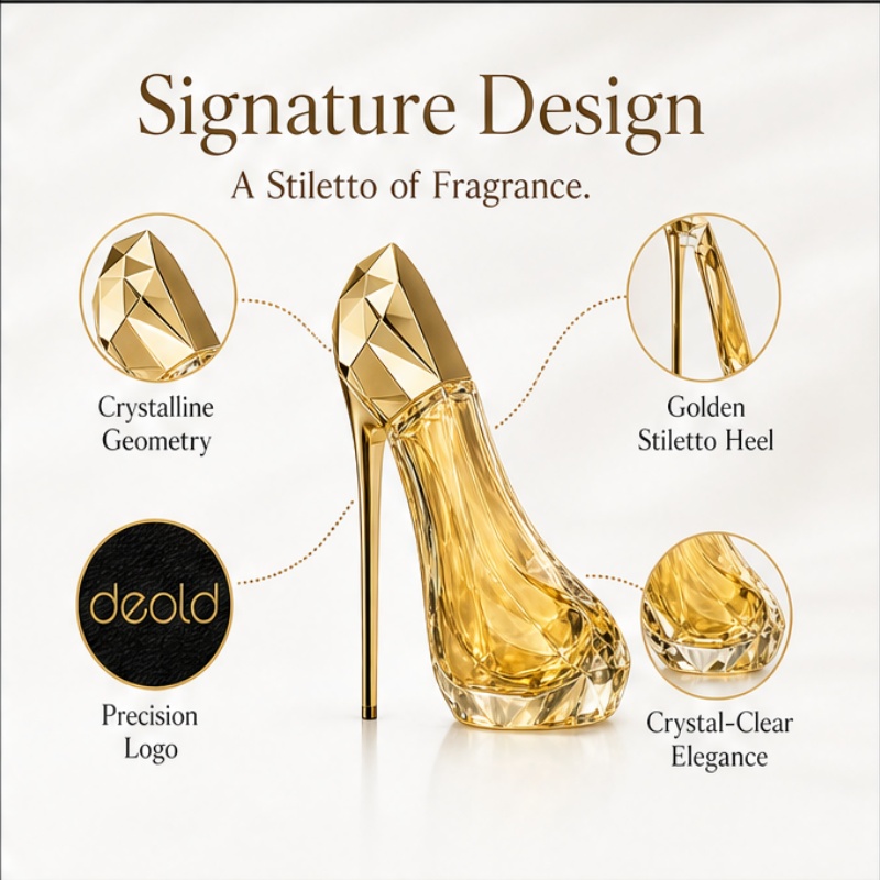 عطر نسائي فاخر على شكل حذاء ذه - مراجعة Perfume Fragrance Bottle وسعره