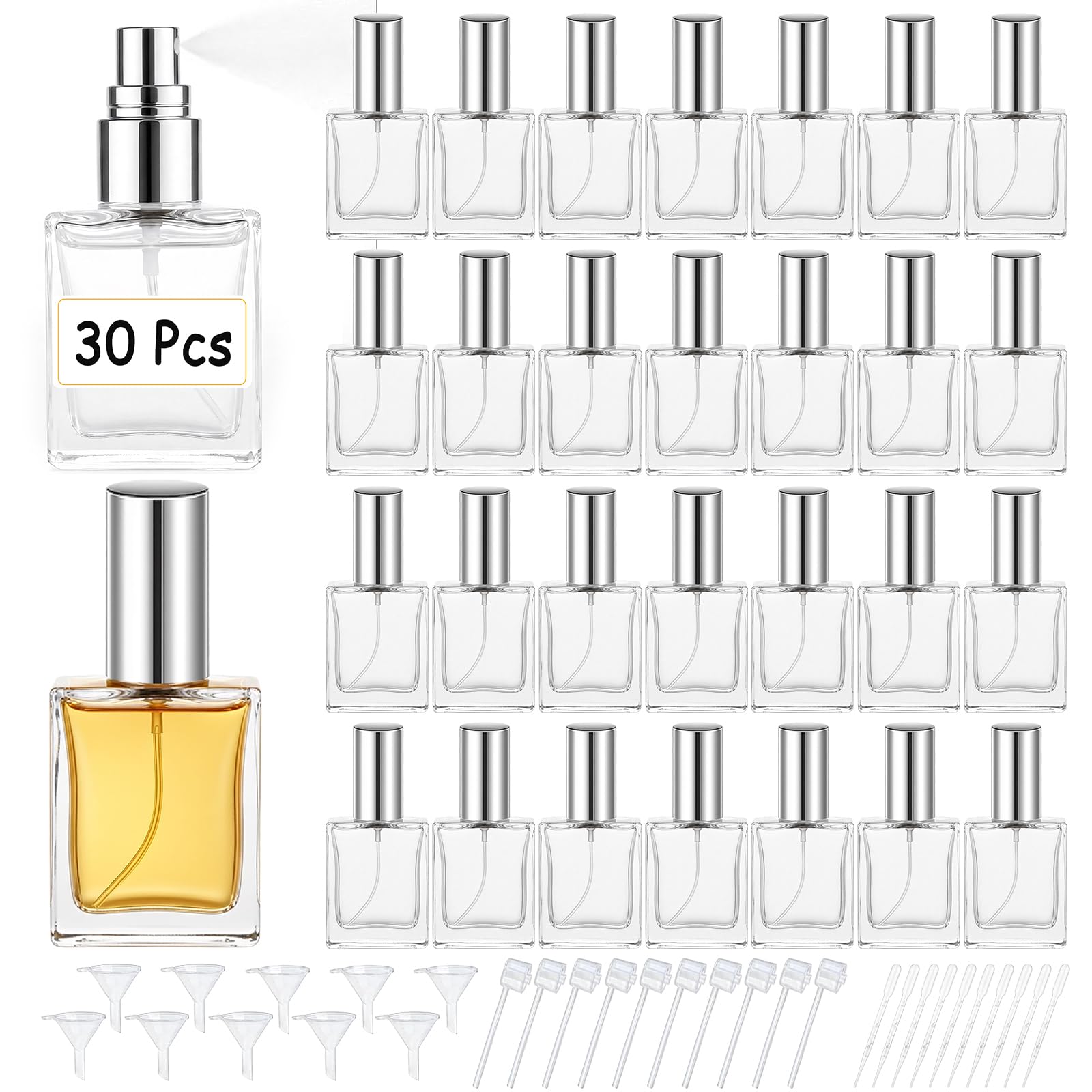 زجاجات عطر زجاجية شفافة عالية  - مراجعة Perfume Quotes وسعره