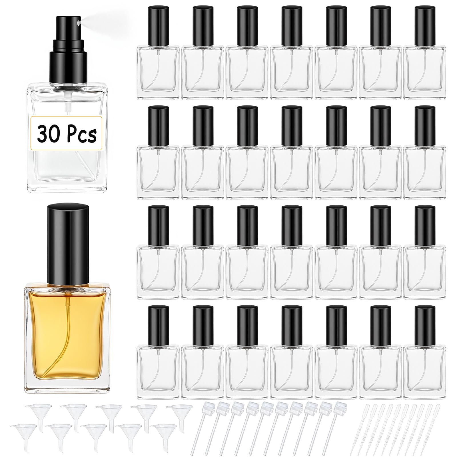 زجاجات عطر زجاجية شفافة عالية  - مراجعة Perfume Quotes وسعره